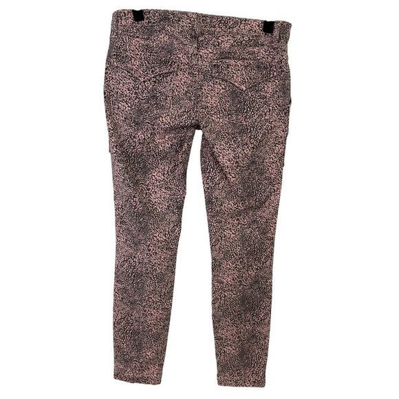 Joie Women's Moto Cargo Skinny Animal Print Blush Pink Pants Size 30 - Picture 5 of 12